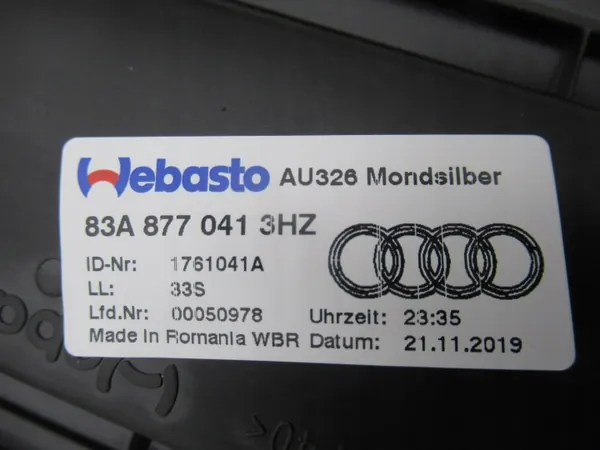 Teto Panorâmico Audi Q3 F3 OEM 83A877041 image 9