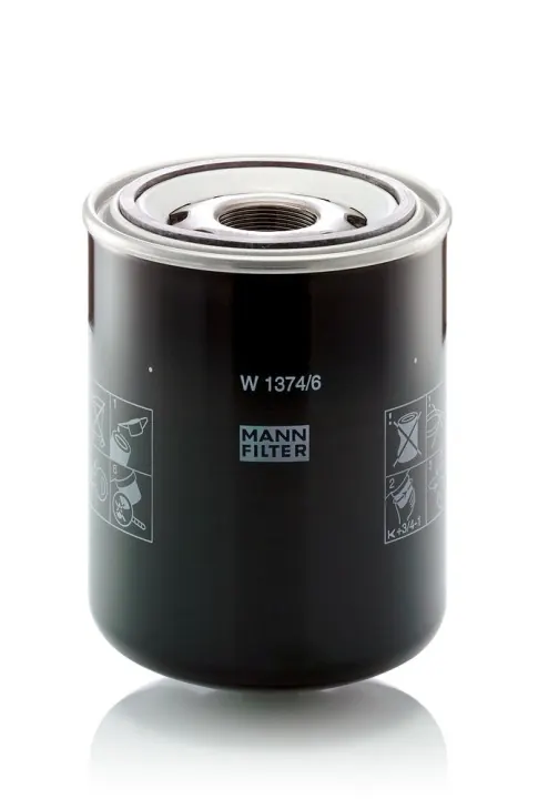 MANN-FILTER Oil Filter W 1374/6 Used image 2