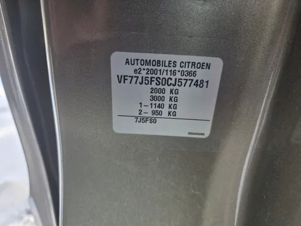 Etupää KPL PRZOD BERLINGO - Käytetty Citroen OE image 8