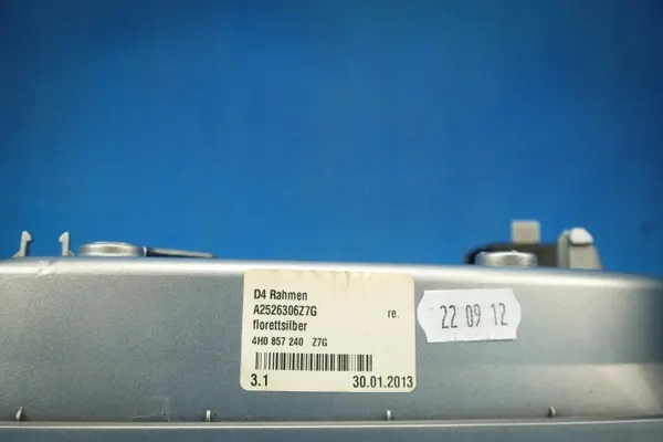 Spiegelrahmen OEM 4H0857240 für Audi A8 4H - Gebraucht image 5
