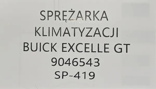 AC-kompressori Opel Insignia A / Astra J - 9046543 image 6