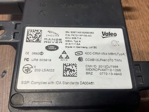 Módulo Sensor Radar Land Rover Evoque FK72-14F152-AC image 7