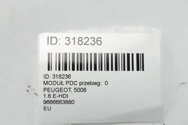 Module PDC OEM 9666663880 pour Peugeot 5008 1.6 E-HDI image 5