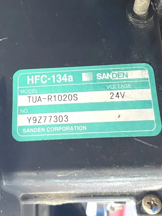 Compresseur climatisation HFC-134a TUA-R1020S 24V image 4