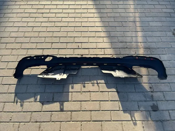Parachoques trasero cromado Mercedes GLE AMG OEM A1668851138 image 3