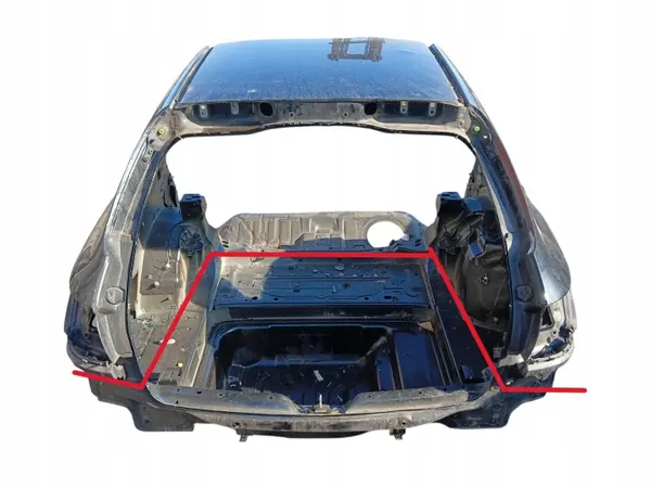 Parachoques trasero OEM PAS TYLNY WANNA Mercedes C W205 image 2