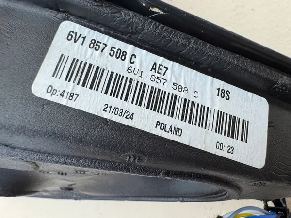 Oikea Etupeili SKODA FABIA III 6V1857508C image 10