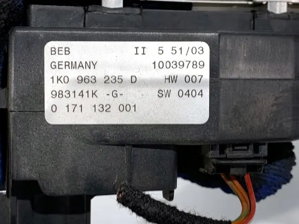 Elektrische Verwarming VW Golf V 1K0963235D Hatchback 03-10 image 5