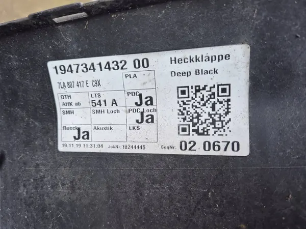 Paraurti posteriore VW Transporter T6 7LA T6.1 LC9X image 9