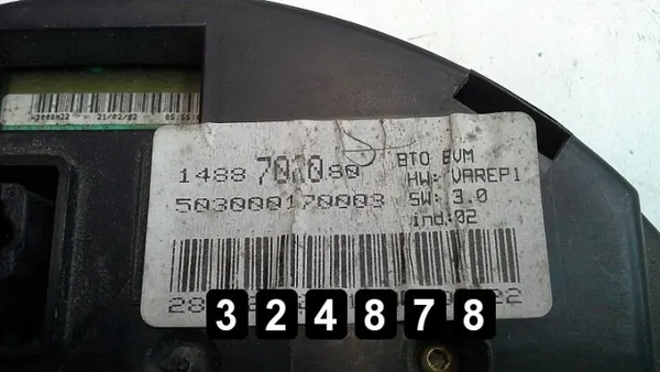 Fiat Ulysse Display-Bildschirm OEM AM-324878 Gebraucht image 3