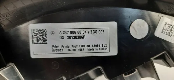 RECHTER ACHTERLICHT MERCEDES GLB W247 X247 A2479066804 image 7