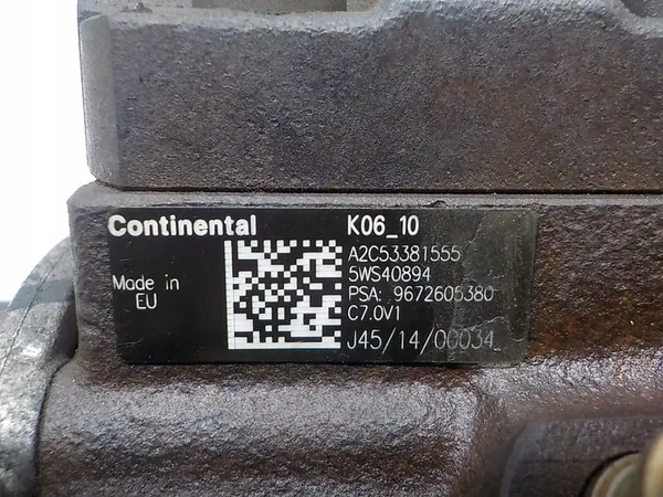 PEUGEOT CITROEN 1.6 E-HDI INSPUITPOMP 9672605380 image 9