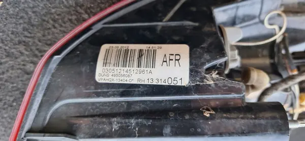 Opel Astra J 2012 Kombi Höger Bakljus 13314051 image 4