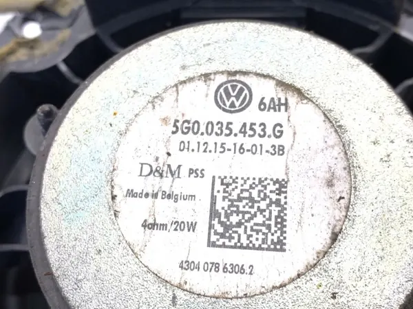 OEM 5G0035453G Kaiuttimet VW Golf VII Hatchbackille image 5