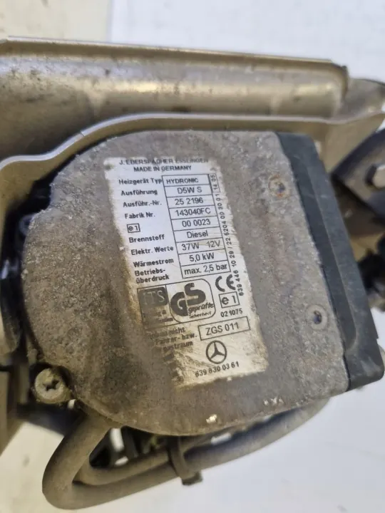 Webasto stationaire verwarming Mercedes Vito W639 2.2 CDI OEM 6398300361 image 5