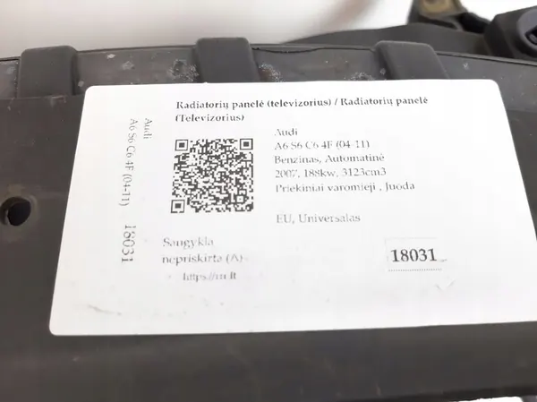 AUDI A6 C6 3.2 Radiador Completo 1857769007 image 3