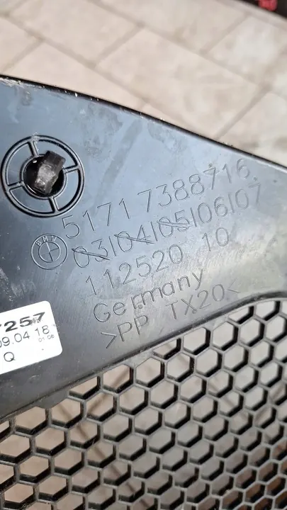 Capa de Para-brisa BMW 5 G30 Esquerda Direita 7388715 7388716 image 3