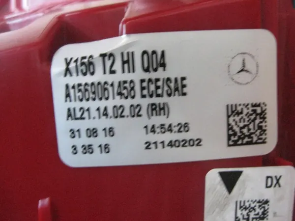 Luz Trasera - Maletero - Mercedes GLA W156 - LED - OEM image 3