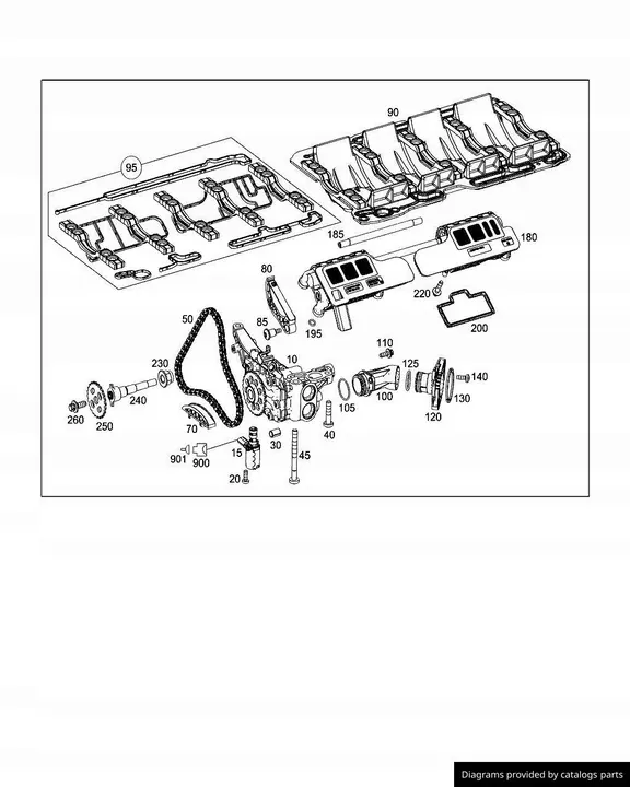 Defletor de óleo Mercedes GT GTS C190 A1780100201 image 3