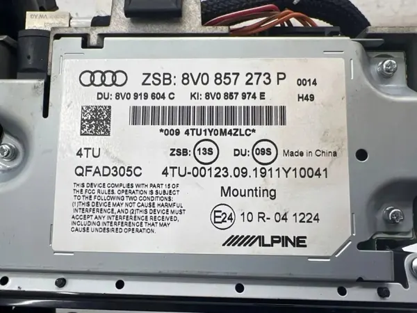 Écran de navigation Audi A3 OEM 8V0857273P Occasion image 6