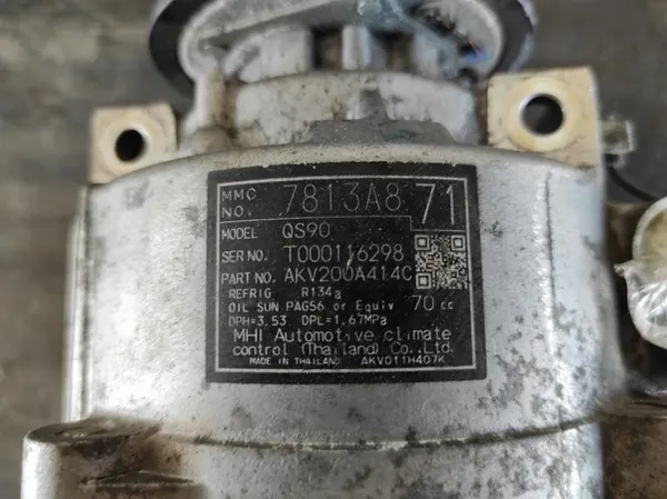 Compressore Aria Condizionata Mitsubishi Outlander III 7813A871 image 6