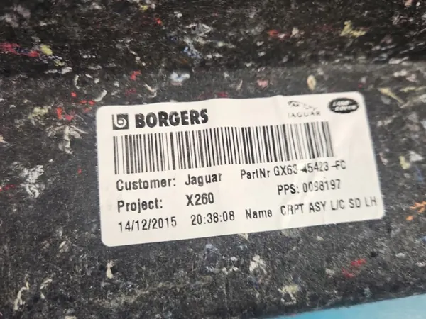 Jaguar XF II X260 linker kofferbakbekleding OEM 45423-FC image 7