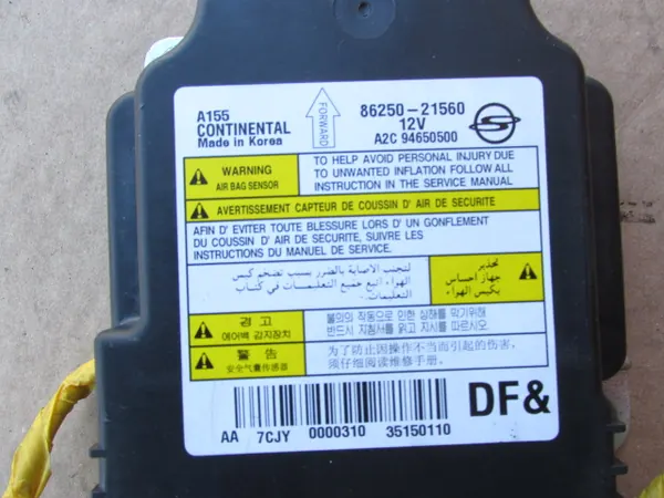 Módulo sensor airbag SsangYong Rodius II 8625021560 image 4