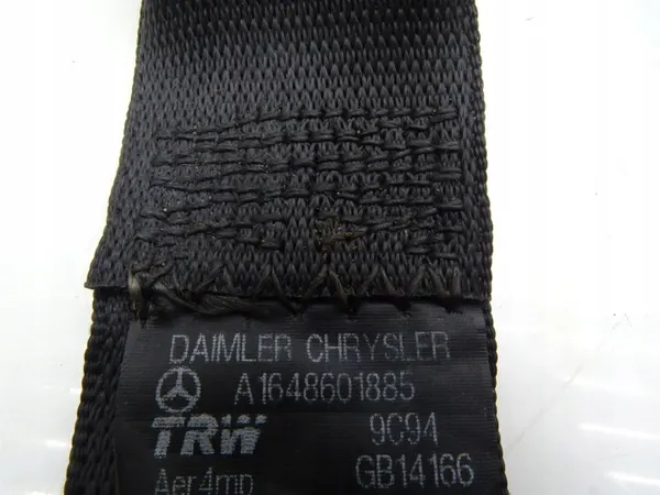 Säkerhetsbälte höger bak A1648601885 Mercedes ML W164 image 4