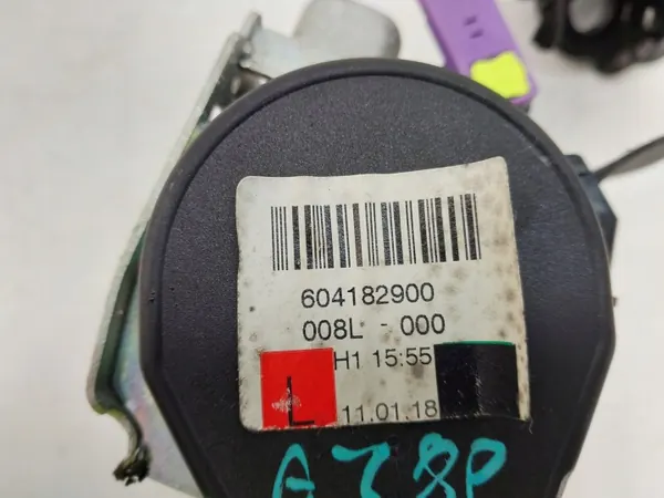 OEM 8P4857705C Vänster fram säkerhetsbälte för Audi A3 8P image 3