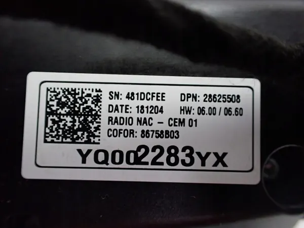 Radio Navigation OEM 28625508 pour Opel Grandland X image 4