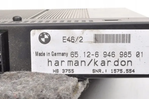 Amplificateur Audio Harman Kardon BMW E46 OEM 6946985 image 3