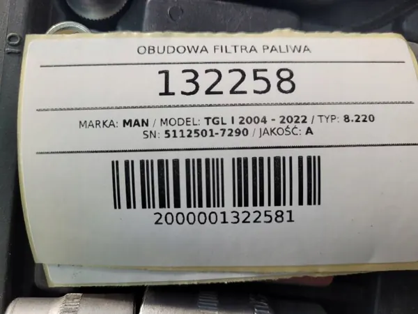 Bränslefilterhus OEM 5112501-7290 för MAN TGL/TGM image 7