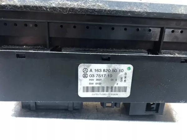 MIDDEN TUNNEL RAAMPANEL MERCEDES ML W163 A1638205010 image 4