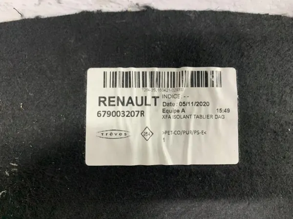 Väliseinäeristys OEM 679003207R Scenic IV:lle image 4