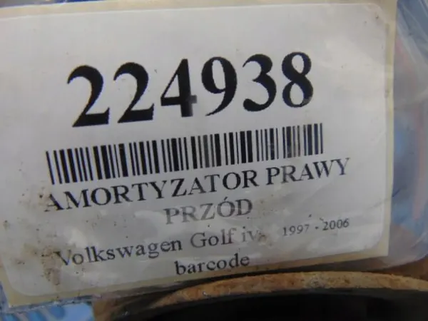 Ammortizzatore anteriore destro Volkswagen Golf IV 1.9TDI OEM image 8