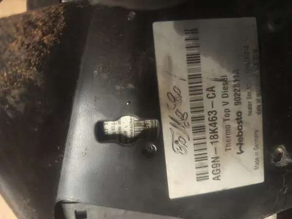 Webasto Thermo Top V Ford S-max Mondeo Volvo XC60 AG9N-18K463-CA image 3