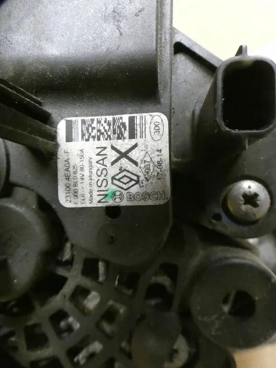 Renault Kadjar generaattori 1.5 dCi OEM 231004EA0A image 4