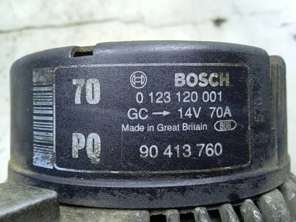 Vaihtovirtageneraattori Opel Astra 1.4 16V 70A OE 0123120001 image 7