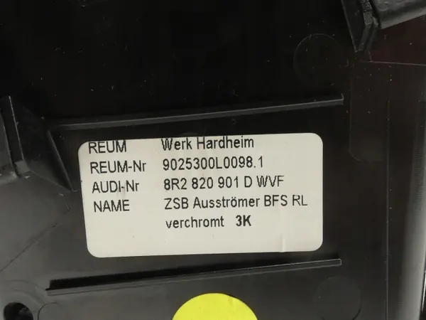 Linke Front-Luftgitter OEM 8R2820901 für Audi Q5 image 5