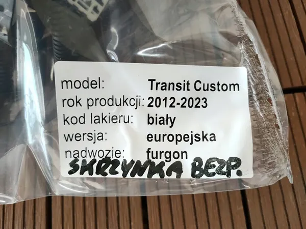 FORD TRANSIT CUSTOM 2.0 TDCI ECOBLUE Bedrading KK2T-9K499-CCG image 6