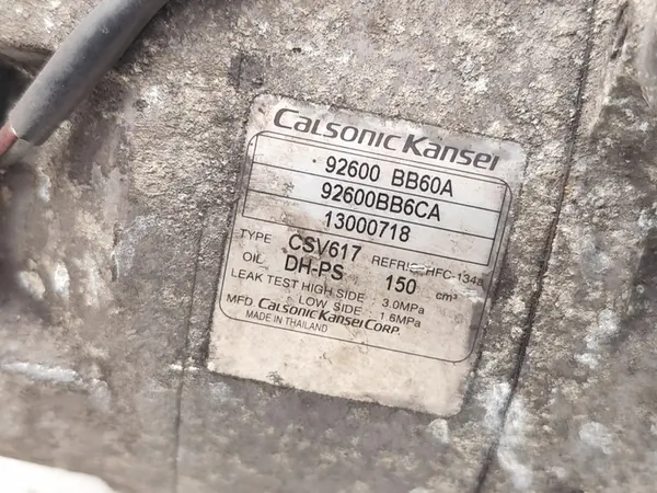 Compressore A/C Nissan Qashqai 1.6 dCi 92600BB60A image 7