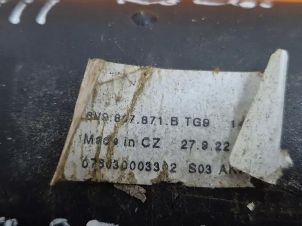 Store Roulant Coffre Skoda Fabia III Break OEM 6V9887871B image 9