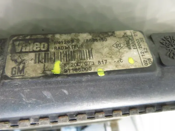 Radiador de agua Opel Vivaro A (X83) 91166000 image 5
