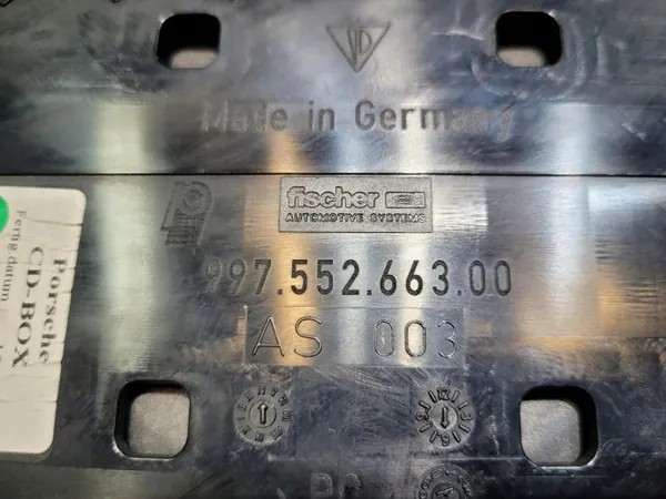 OEM 99755266300 CD-vaihtimen tasku Porsche Boxsterille image 3