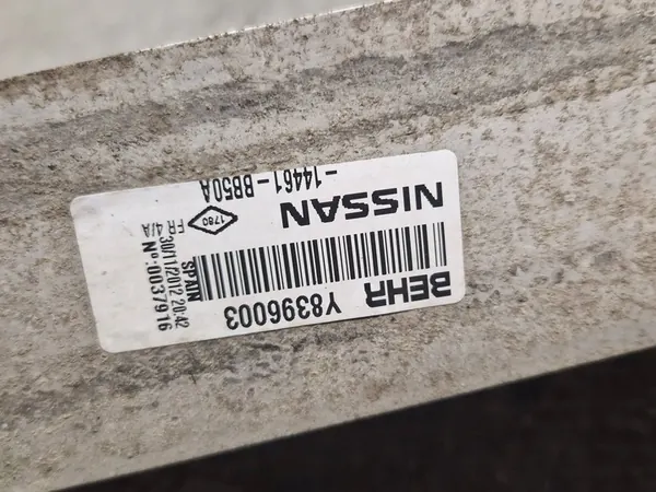 NISSAN QASHQAI 2007-2014 radiatore intercooler OEM 14461BB50A image 4