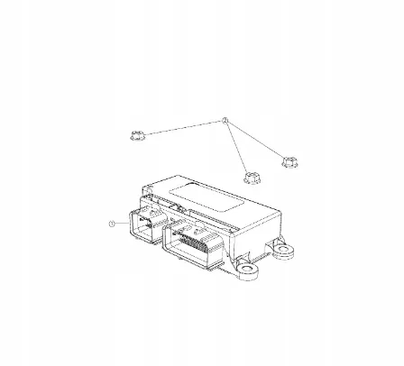 Steuermodul Jeep Wrangler JL 2018+ OEM 68398610AB image 3