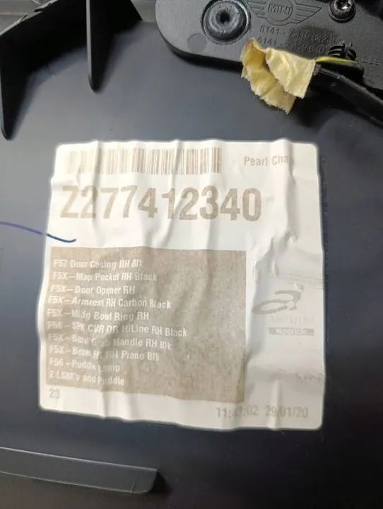 OEM 7312062S7 Oven Verhoilu Oikea Etu Mini Cooper S image 4