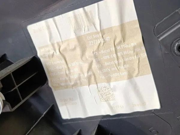 OEM 7312062S7 Oven Verhoilu Oikea Etu Mini Cooper S image 5