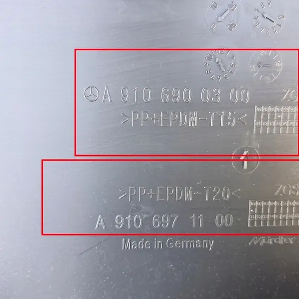 MERCEDES SPRINTER W907 W910 Främre Höger Dörrtrim A9106900300 image 3