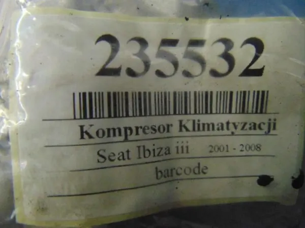 Compressore A/C SEAT IBIZA III LIFT 1.2 12V 6Q0820803K image 5